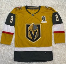 Adidas  Jack Eichel Las Vegas Golden Knights NHL Hockey Jersey Gold Home Size 46