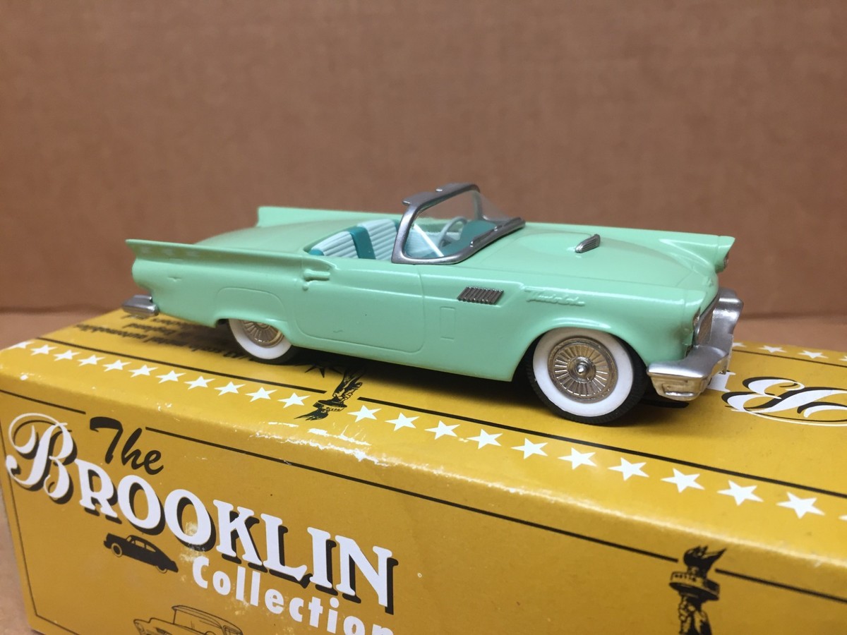 BROOKLIN MODELS 1:43 SCALE 1957 FORD THUNDERBIRD T-BIRD TOP DOWN