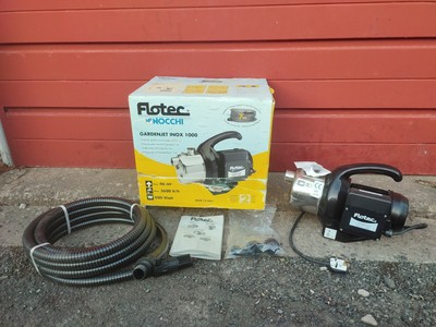 Flotec Nocchi Gardenjet Inbox 1000 800W Garten Sprinkler Pumpe 7 Meter