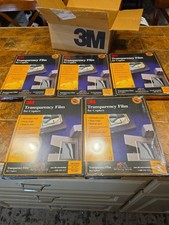 3M Transparency Film for Copiers 5 Boxs of 100 8.5"x11" PP2200 Sealed New CASE