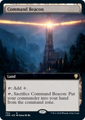 MTG Command Beacon - Extended Art, NM-Mint, English Commander Legends