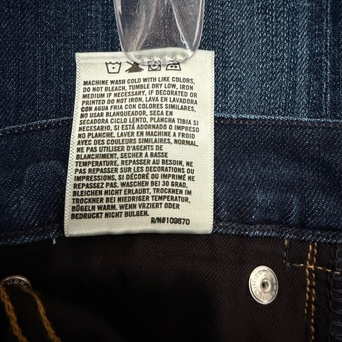 Citizens of Humanity Low Rise Boot Cut Jeans Women's Denim 28 Dark Wash Western - Picture 7 of 11