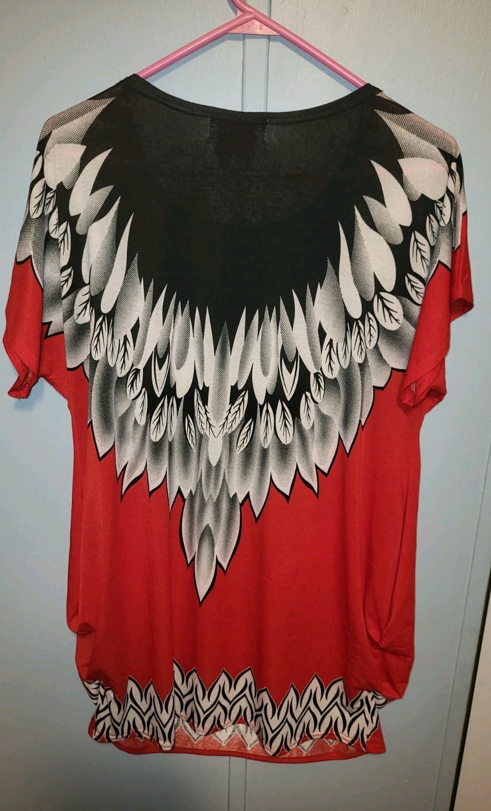 Ameri Mode Womens Red Feathers rhinestone Crystal… - image 17