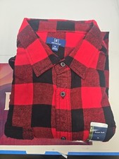 Super Soft-George Flannel Shirt- Men's XL Plaid w/ BCI Fabric-Bonus buy-Look 