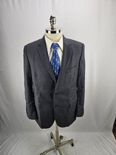 Brooks Brothers 1818 Fitzgerald Men's Blue Glen Plaid Wool Blazer Jacket 42R