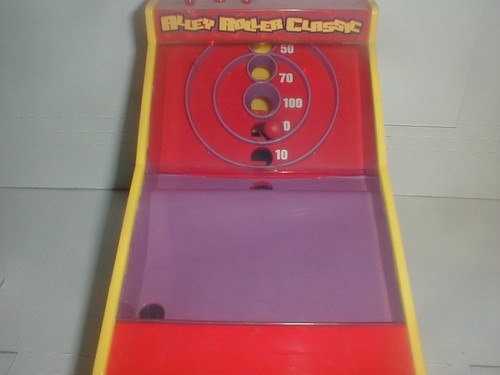 Chuck E Cheese Pizza Alley Roller Classic Tabletop Arcade elektronisches Spiel FUNKTIONIERT - Bild 18 von 24