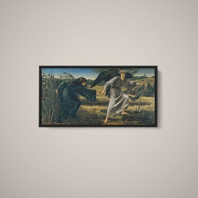 Edward Burne-Jones - Love and the Pilgrim - Art Print on Paper or Canvas