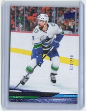 2024-25 Upper Deck Deluxe /250 #632 Filip Hronek 074/250 Vancouver Canucks