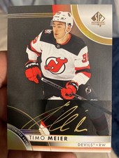 Timo Meier 2024-25 SP Authentic Hockey Limited Auto Black Gold Ink ✍️ SSP