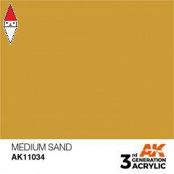 Acrilico Modellismo AK Interactive Medium Sand 17ml foto 2
