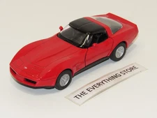 WELLY 82 CHEVY CORVETTE 4.75 INCHES LONG BRIGHT RED 43716 NO BOX FREE SHIP