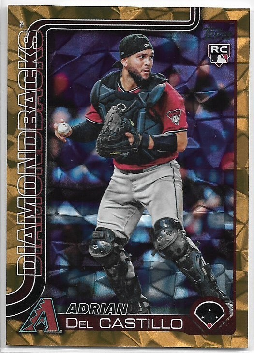 2025 Topps Adrian Del Castillo #226 RC Gold Diamante Foil #'d /50 Diamondbacks