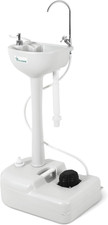 Upgraded Portable Sink Camping Hand Washing Station with 17 L Wash Basin Stand,