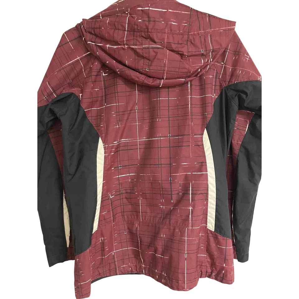 Columbia Interchange Women's Plaid Waterproof Hooded Ski Jacket Size Small - Image 2 of 4