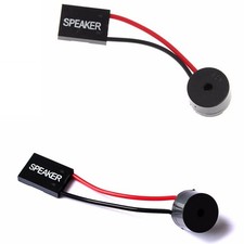 2-Pack PC Motherboard Internal Speaker Mini Plug Speaker Desktop Computer Case D