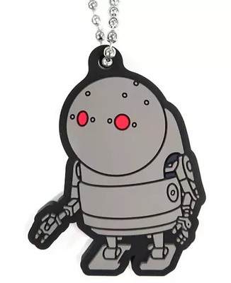 Adult Collectible NieR Automata Capsule Rubber Mascot Keychain Machine Lifeform