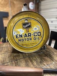 En-ar-co Motor Oil rocker can