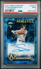 2024 Topps Chrome Sapphire Tyler Soderstrom Auto RC Rookie #/199 Athletics PSA 9