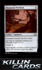 32 barajas de duelo Magic U Sharpened Pitchfork: carta bendita vs. maldita casi nueva