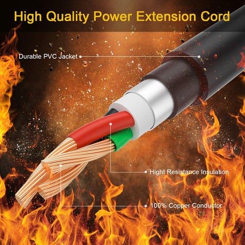Welder Adapter Plug Cord, L14-30P Twist-Lock Male to 6-50R Female, 4 Prong to... - Picture 3 of 7