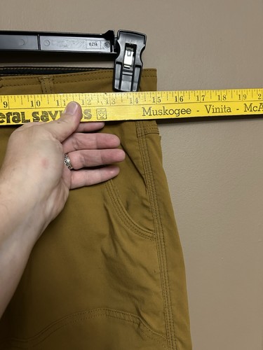 Prana Stretch Zion Recto Ocre Marrón Para Hombre 30 x29 Gorpcore Senderismo Aire Libre - Imagen 8 de 16