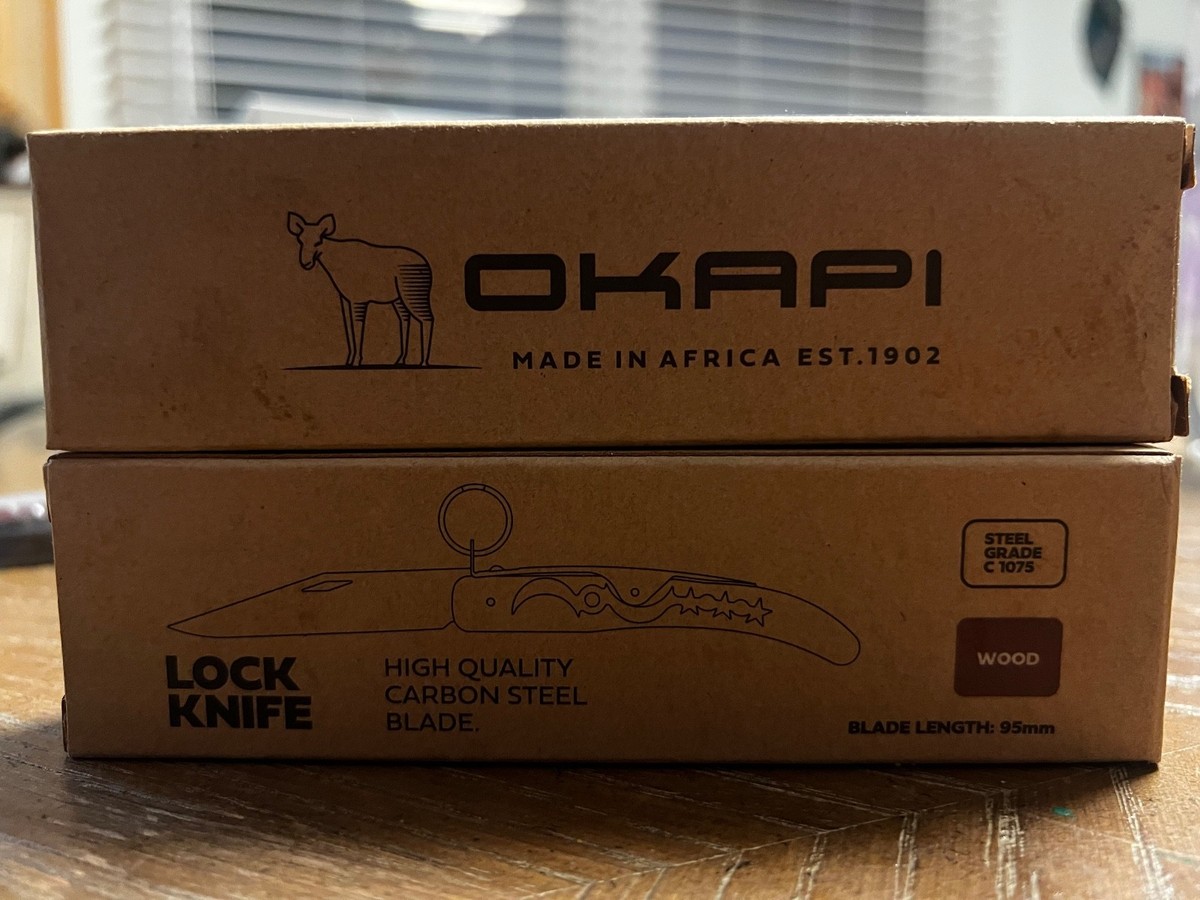 家具・インテリア okapi PREMIUM ORIGINAL Okapi LOCK RING Knife 907E South Africa Carbon