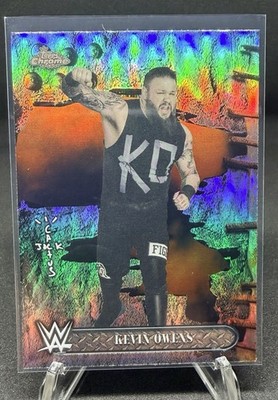 2025 Topps Chrome WWE X Cactus Jack - #4 Kevin Owens Refractor