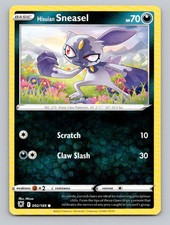 Hisuian Sneasel #092/189 Common SWSH10: Astral Radiance Pokemon