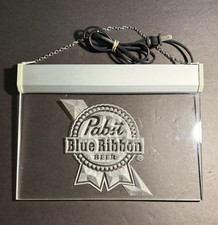 Pabst Blue Ribbon Beer Neon Bar Pub Light Lamp Sign Man Cave