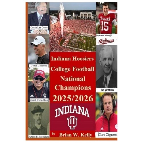 Indiana Hoosiers College Football National Champions Book by Brian Kelly SIGNED