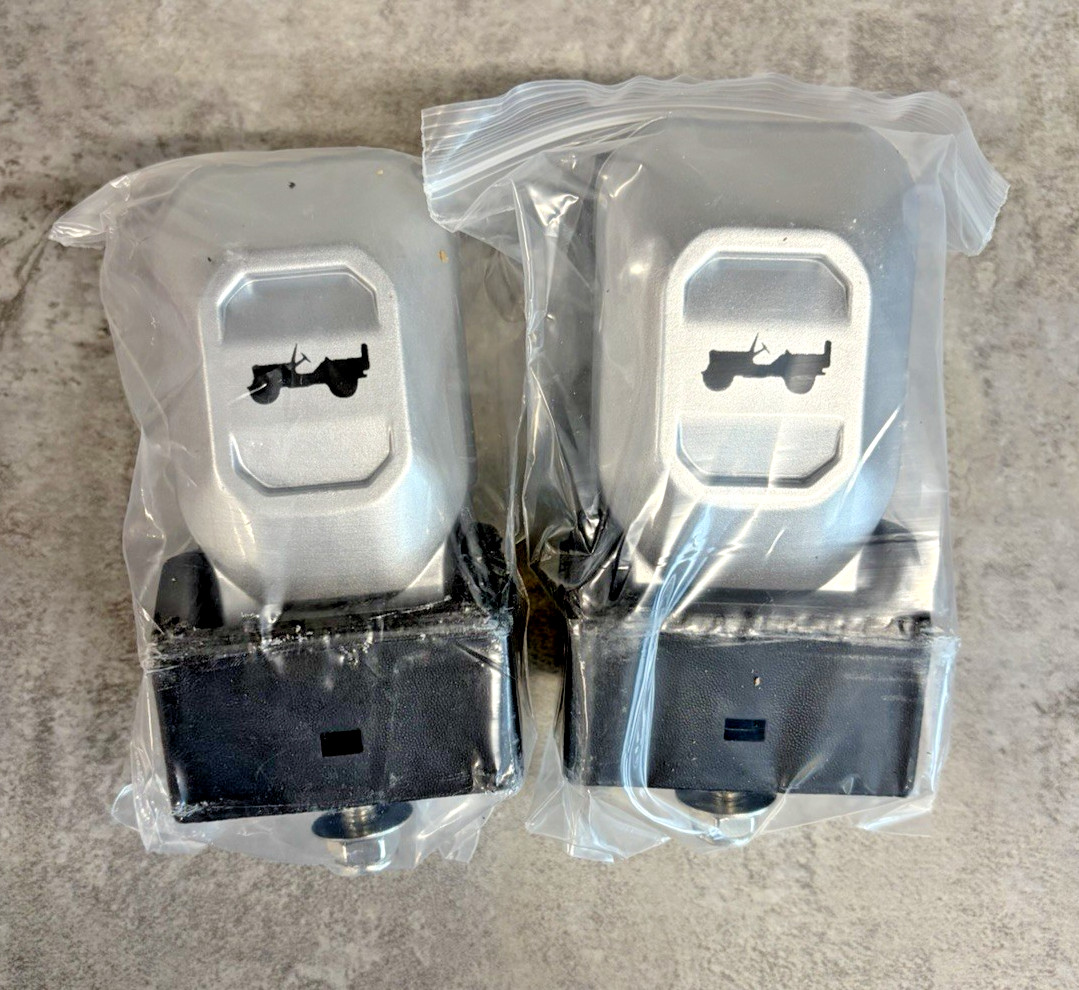 Hood Latches Catch ABS Lock Assembly for Jeep Wrangler JL 2018-2024 2Pcs