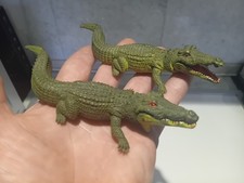 2 Britain's 1972 Crocodiles With Opening Mouths