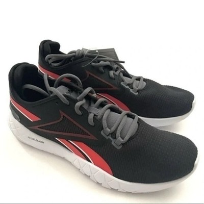 New Sample Mens Reebok Mega Flexagon 2.0 Shoes Size 9 Black Red