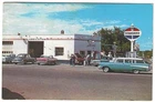 Vintage Postcard WALT'S GAS STATION Hazen North Dakota 1960 Standard Oil Sign