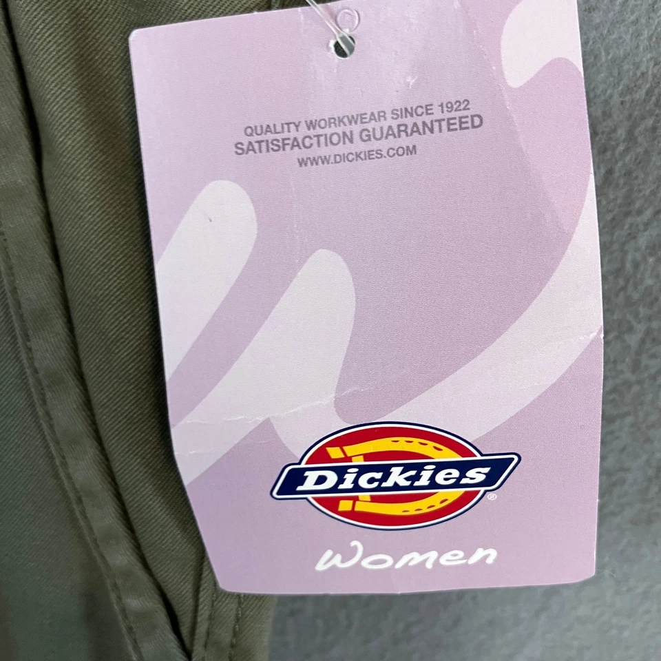 Pantalones Cortos Carga Dickies Para Mujer Calce Relajado Talla 6 30x11 Oliva Nuevos con Etiquetas Foto 4 de 4