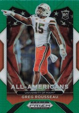2021 Panini Prizm Draft Picks - Greg Rousseau #200 Green Crusade 