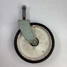 VTG Taylor Tot Blue Metal Replacement Part Metal Front Tire Wheel WITH SPRING