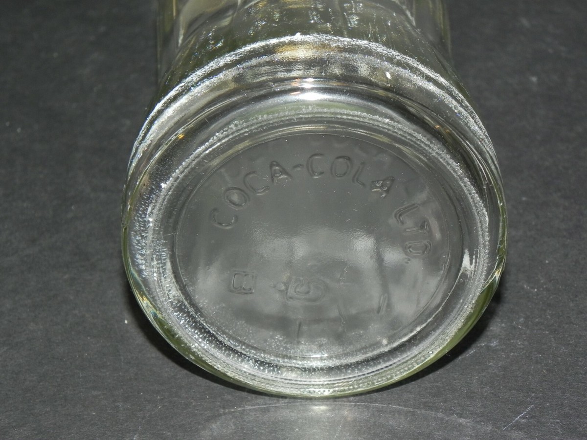 VINTAGE Coca Cola 40 oz GLASS BOTTLE w Metal Cap and Paper VINTAGE Coca Cola 40 oz GLASS BOTTLE w Metal Cap and Paper