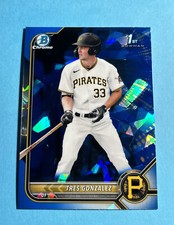 2022 Bowman Chrome Sapphire Parallel Tres Gonzalez #BDC-157 Pittsburgh Pirates
