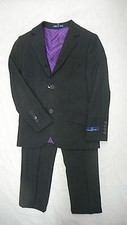 Boys Giorgio De Paulino Deep Navy Blue 2PC. Suit Sizes Slim/Reg. Husky 8 - 20