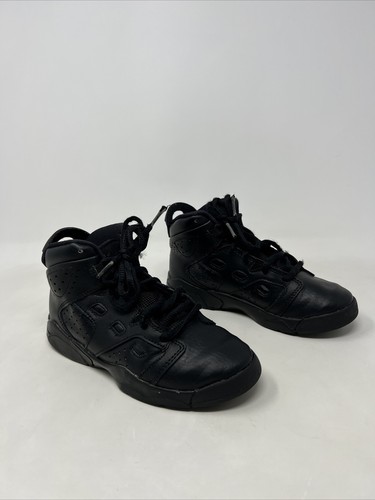 Nike Youth Size 13C Air Jordan High Top Black Basketball Sneakers CQ9489-001