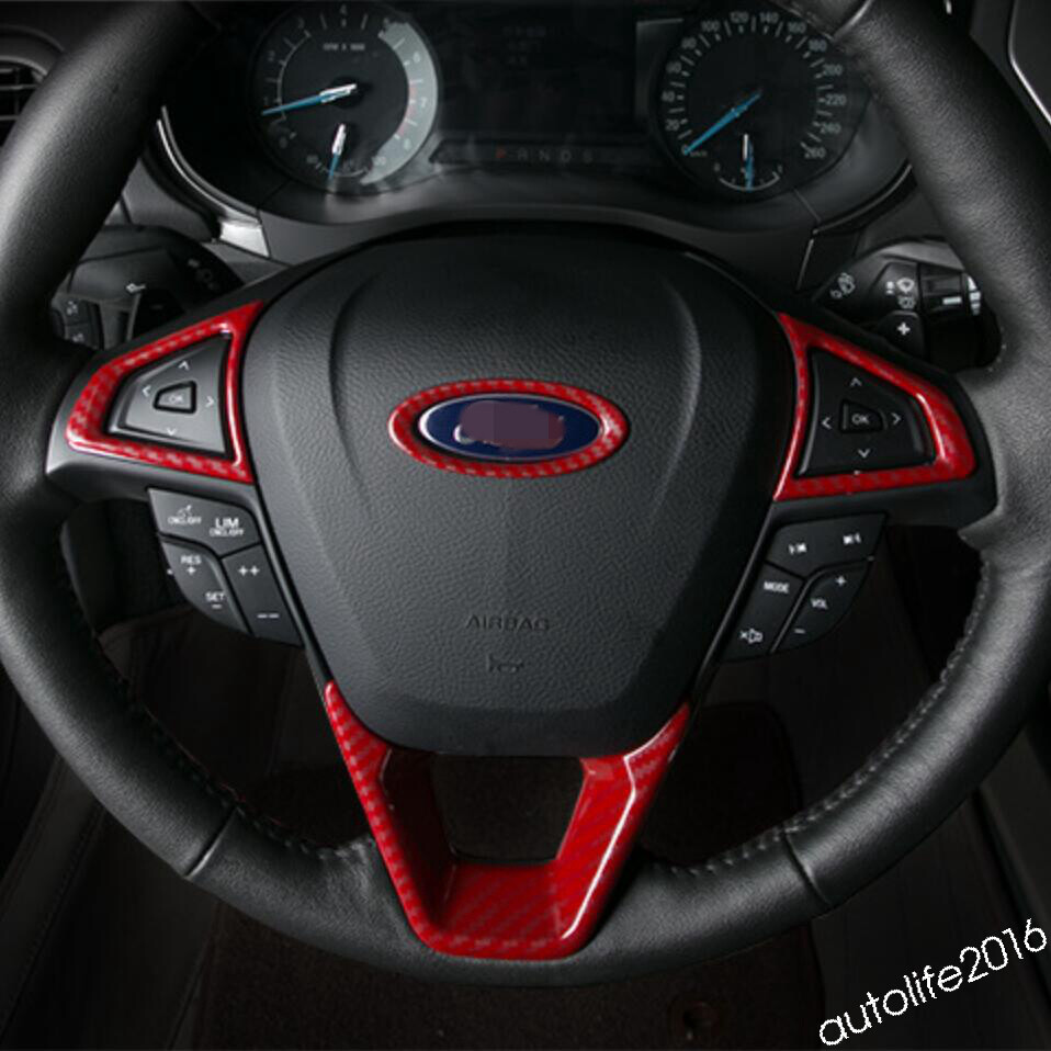 Accessories Steering Wheel Button Cover Trim For Ford Mondeo Fusion 2013 - 2020 | eBay