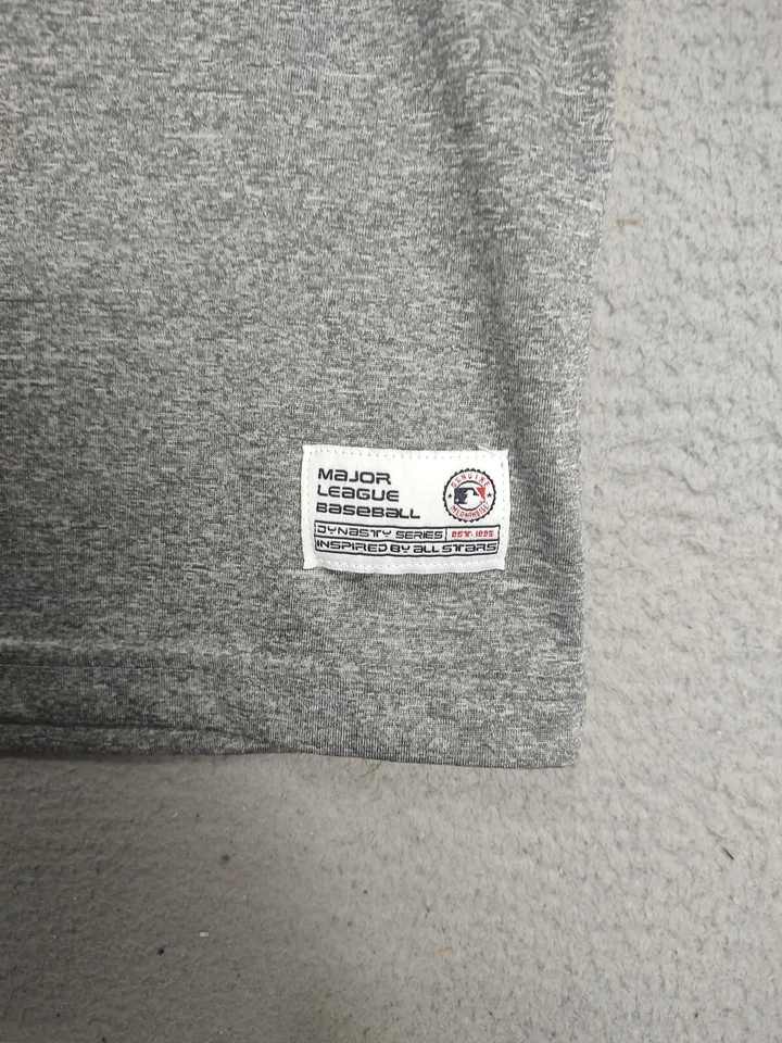 Los Angeles Angels Shirt Adult Large Red Gray Baseball MLB Short Sleeve Mens - Image 3 of 4