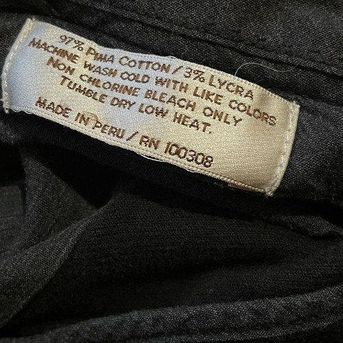 Pantalones de pana Peter Millar para hombre 38 elásticos entrepierna de algodón negro 27 largo 40 - Imagen 5 de 10