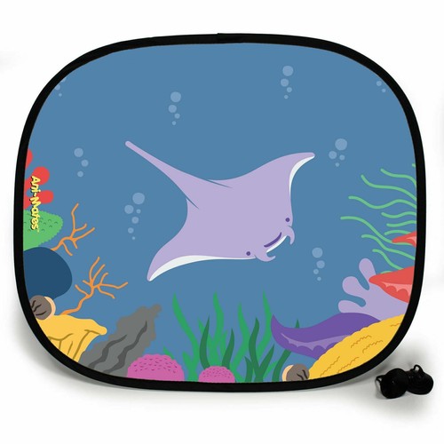 2x Car Side Window Personalised Mesh Sun Shade Visor Sunshade UV Gifts Baby Kids - Picture 18 of 30