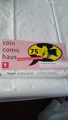 75 Jahre Batman  Promo Karte Flyer,  Super Additional