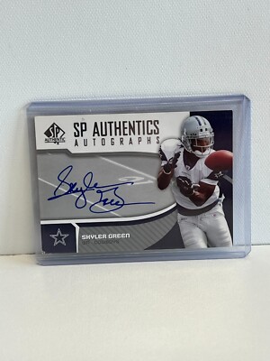SKYLER GREEN 2006 SP AUTHENTIC AUTHENTICS AUTOGRAPHS DALLAS ROOKIE AUTO RC