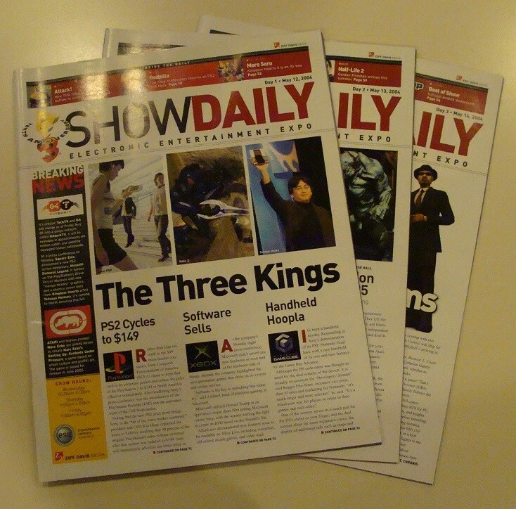 ALL 3 DAYS E3 Show Daily Event Magazines..ALL MINT/NEVER OPENED.. May 12-14 2004 - Изображение 2 из 4