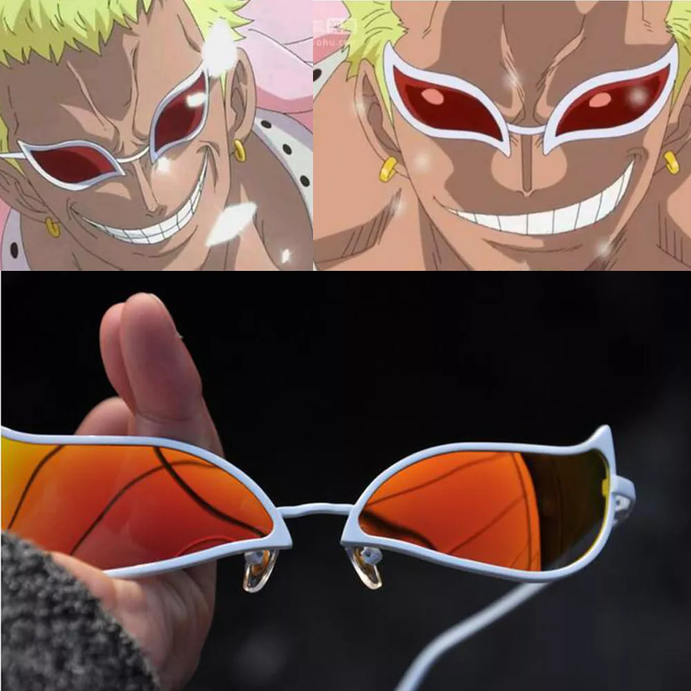 Donquixote Doflamingo Cosplay Sun Glasses , Anime Sunglasses