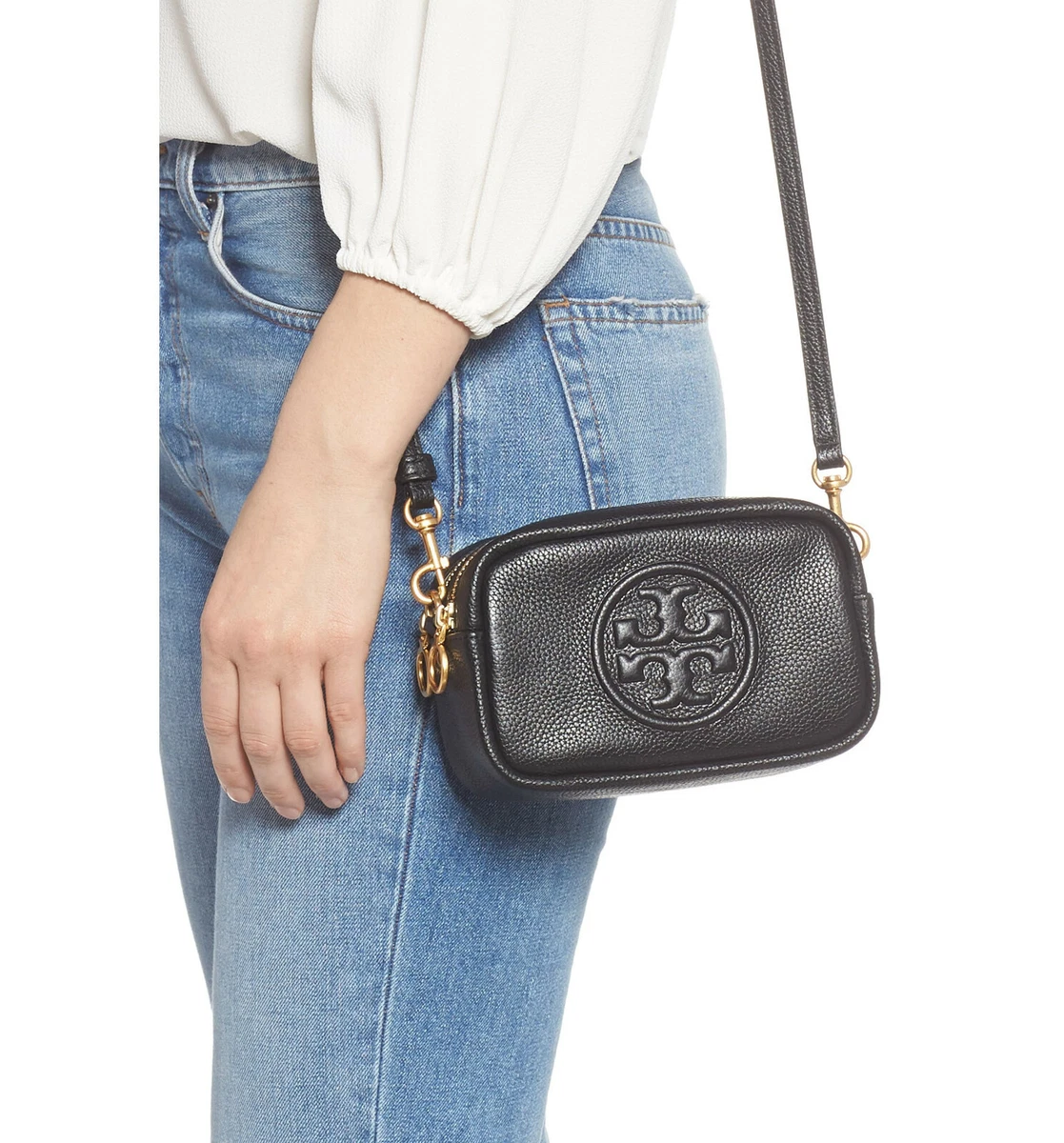 Shop Tory Burch PERRY 2019-20FW 2WAY PERRY BOMBÉ MINI BAG Leather crossbody  by Ocean_MaMa